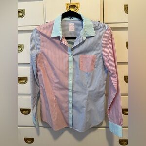 Brooks Brothers Colorblock Striped Shirt